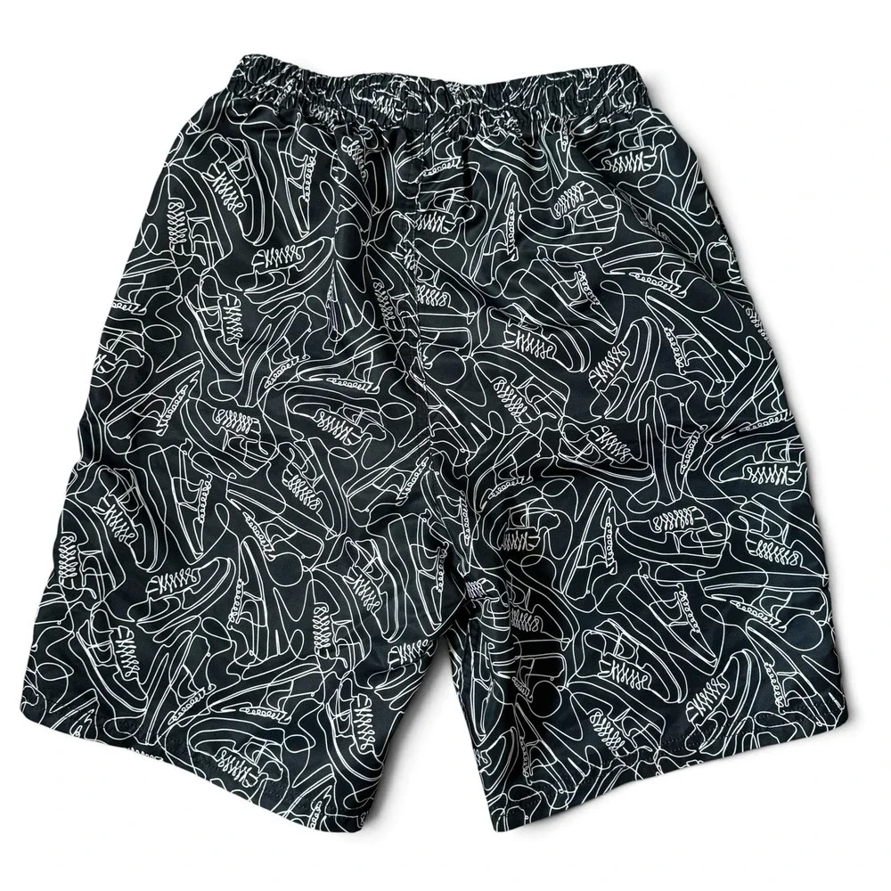 Nike Air Force Sneakers Volley Swim Trunks Shorts Boys XL Lined Drawstring